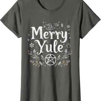 Merry Yule Winter Solstice Pagan Witchcraft Wicca T-Shirt