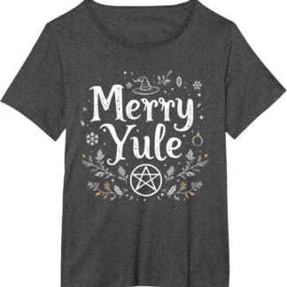 Merry Yule Winter Solstice Pagan Witchcraft Wicca T-Shirt