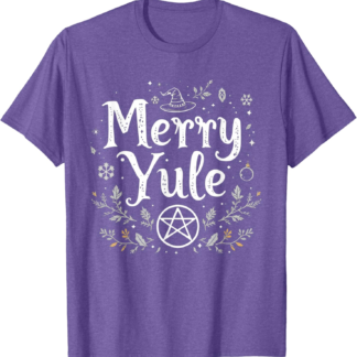 Merry Yule Winter Solstice Pagan Witchcraft Wicca T-Shirt