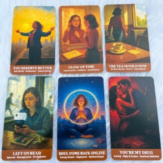 Messy Truth Oracle, Oracle Cards for Beginners, 54 Cards Deck for Love Relationship Clarity, Emotional Healing and No-Contact Reflection, Straight-Talking Cards for Shadow Work...