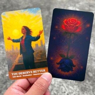 Messy Truth Oracle, Oracle Cards for Beginners, 54 Cards Deck for Love Relationship Clarity, Emotional Healing and No-Contact Reflection, Straight-Talking Cards for Shadow Work...