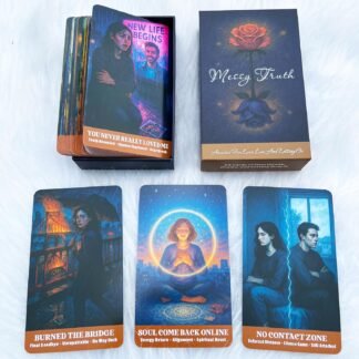 Messy Truth Oracle, Oracle Cards for Beginners, 54 Cards Deck for Love Relationship Clarity, Emotional Healing and No-Contact Reflection, Straight-Talking Cards for Shadow Work...