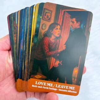 Messy Truth Oracle, Oracle Cards for Beginners, 54 Cards Deck for Love Relationship Clarity, Emotional Healing and No-Contact Reflection, Straight-Talking Cards for Shadow Work...
