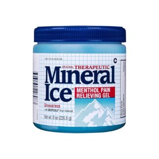 Mineral Ice Therapeutic Pain Relieving Gel, 8 Ounce