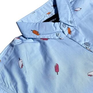 Molokai Surf Button Down Slim Fit Hawaiian Short Sleeve Shirts