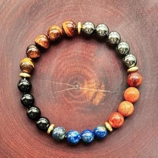 Money Attraction Bracelets for Women Men Tiger Eye Beaded Natural Stone Attracts Wealth Crystal Good Luck Beads Bracelet Gift