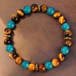 Money Wealth Bracelets for Women Men Citrine Blue Aventurine Tiger Eye Natural Crystal Bracelet Handmade Good Luck Jewelry