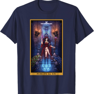 Morgan Le Fay The Hierophant Tarot Card Celtic Pagan Witch T-Shirt - lunas-mystic-emporium.com Morgan Le Fay The Hierophant Tarot Card Celtic Pagan Witch T-Shirt