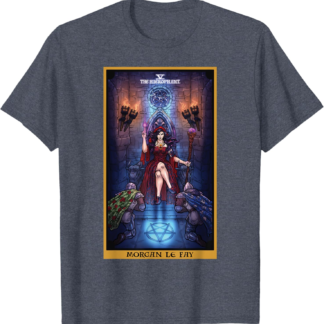 Morgan Le Fay The Hierophant Tarot Card Celtic Pagan Witch T-Shirt - lunas-mystic-emporium.com Morgan Le Fay The Hierophant Tarot Card Celtic Pagan Witch T-Shirt