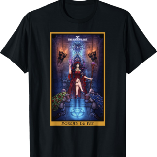 Morgan Le Fay The Hierophant Tarot Card Celtic Pagan Witch T-Shirt