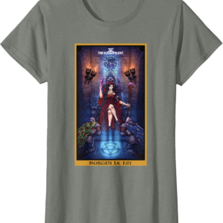 Morgan Le Fay The Hierophant Tarot Card Celtic Pagan Witch T-Shirt - lunas-mystic-emporium.com Morgan Le Fay The Hierophant Tarot Card Celtic Pagan Witch T-Shirt