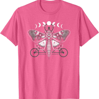 Moth Moon Cycles And Sacred Geometry Wiccan Nature Goth T-Shirt - lunas-mystic-emporium.com Moth Moon Cycles And Sacred Geometry Wiccan Nature Goth T-Shirt