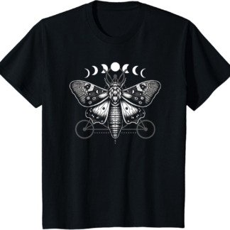 Moth Moon Cycles And Sacred Geometry Wiccan Nature Goth T-Shirt - lunas-mystic-emporium.com Moth Moon Cycles And Sacred Geometry Wiccan Nature Goth T-Shirt