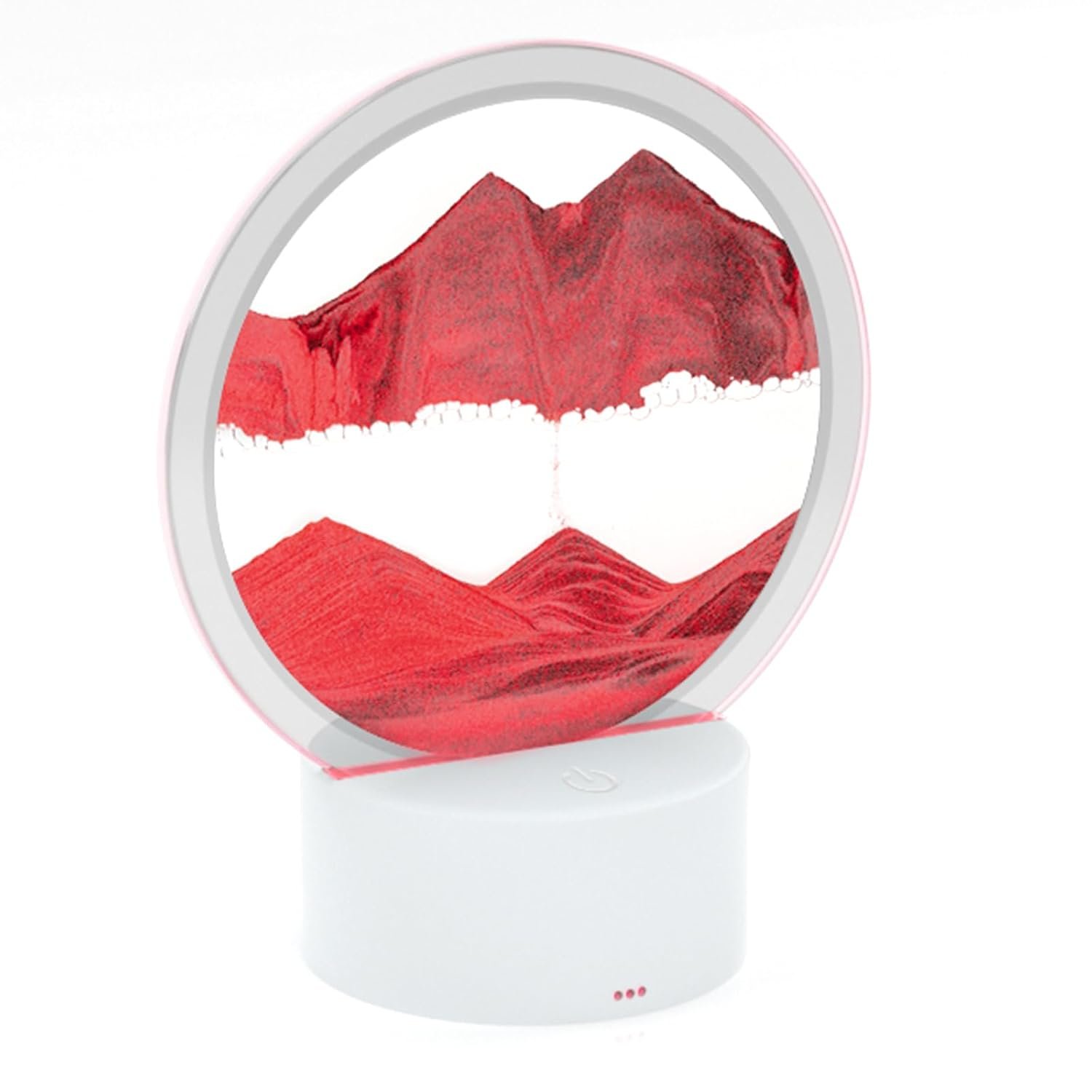 Moving Sand Art with Light7 ColorTouch Control3D Glass Quicksand Painting Bedside Lamp Decompression Liquid Office Decoration Gift Red - lunas-mystic-emporium.com Moving Sand Art with Light(7 Color/Touch Control),3D Glass Quicksand Painting Bedside Lamp Decompression Liquid Office Decoration Gift (Red)