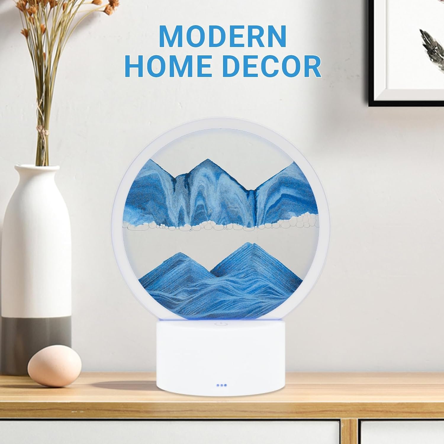 Moving Sand Art with Light7 ColorTouch Control3D Glass Quicksand Painting Bedside Lamp Decompression Liquid Office Decoration Gift Red - lunas-mystic-emporium.com Moving Sand Art with Light(7 Color/Touch Control),3D Glass Quicksand Painting Bedside Lamp Decompression Liquid Office Decoration Gift (Red)