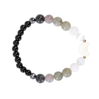 MQV Moon Phase Ultimate Women Protection Lunar Energy Bracelet Cleanse Healing Inner Peace Energy and Balance inspired Jewelry Gift