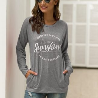 Muicy Womens Sunshine Shirt Casual Long Sleeve Shirt Tops Trendy Loose Fit Sweatshirts Tunic Tops with Pockets - lunas-mystic-emporium.com Muicy Womens Sunshine Shirt Casual Long Sleeve Shirt Tops Trendy Loose Fit Sweatshirts Tunic Tops with Pockets
