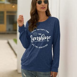 Muicy Womens Sunshine Shirt Casual Long Sleeve Shirt Tops Trendy Loose Fit Sweatshirts Tunic Tops with Pockets - lunas-mystic-emporium.com Muicy Womens Sunshine Shirt Casual Long Sleeve Shirt Tops Trendy Loose Fit Sweatshirts Tunic Tops with Pockets