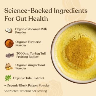 Mushroom Coffee Latte by Four Sigmatic | Daily Dose Alternative | Organic Instant Coffee Latte Mix with Lion's Mane, Chaga Mushrooms & Coconut Milk Powder | Keto & Dairy-Free |...