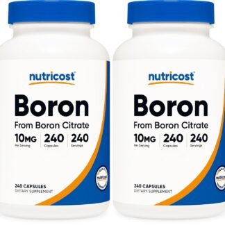 Nutricost Boron Capsules 10mg, 240 Vegetarian Capsules, Gluten Free and Non-GMO