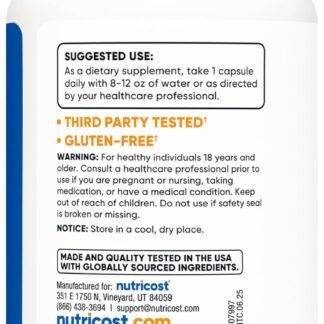 Nutricost DIM (Diindolylmethane) Plus BioPerine 300mg, 120 Vegetarian Capsules - Up to 4 Month Supply, Max Strength DIM Supplement