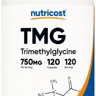 Nutricost TMG (Trimethylglycine) 750mg, 120 Capsules