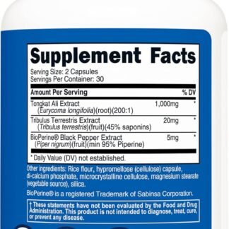 Nutricost Tongkat Ali 1000mg 120 Capsules - with Tribulus Terrestris and BioPerine Vegetarian Caps Non-GMO Gluten Free Potent Extract - lunas-mystic-emporium.com Nutricost Tongkat Ali 1,000mg 120 Capsules - with Tribulus Terrestris and BioPerine, Vegetarian Caps, Non-GMO, Gluten Free, Potent Extract