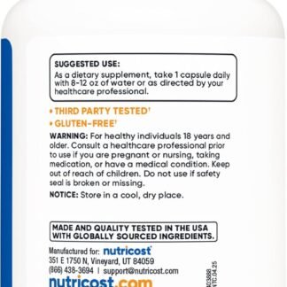 Nutricost Vitamin B1 (Thiamine) 100mg, 120 Capsules - Gluten Free and Non-GMO