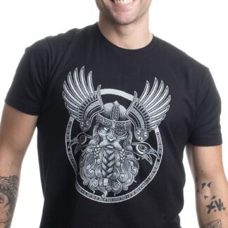 Odin | Norse Mythology God Valkyrie Valhalla Viking Raven Nordic Thor T-Shirt
