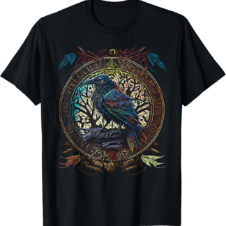 Odin's Raven Northman Valhalla Norse Mythology T-Shirt