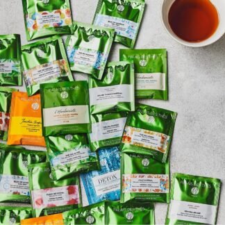 Palais des Thés Green Iced Tea - Organic Summer Fizz Blend with Lime, Ginger, Cardamom & Cinnamon - 4 XL Pouches - Serves 2 Iced Tea Carafes