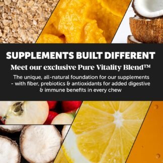 Pet Honesty Probiotics for Dogs - Digestive Enzymes Promotes Gut Health, Dog Probiotics for Bowel Support, Fiber for Regularity, Prebiotics for Immune Health & Gut Flora...