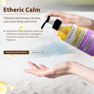 PHATOIL Etheric Calm Body Massage Oil 260 ml (8.8 fl.oz), Blends of Natural Plant Oils & Lavender Oil, Roman Chamomile and Neroli Essential Oil for Massage Skin Care, Body Oils...