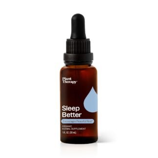 Plant Therapy Organic Sleep Better Tincture 30 mL (1 oz) Supports Relaxation & Sleep, Helps Calm a Busy Mind, with Chamomile, Lemon Balm & Valerian Extracts