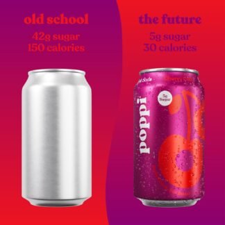 Poppi Sparkling Prebiotic Soda Beverage with Apple Cider Vinegar, Seltzer Water and Fruit Juice, Game Day Variety Pack, 12 Fl Oz, Pack of 12, Packaging May Vary