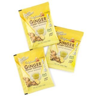 Prince of Peace Instant Ginger Honey Crystals, 30 Sachets – Instant Hot or Cold Beverage – Easy to Brew Ginger and Honey Crystals