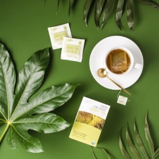 Prince of Peace Organic Green Tea, 100 Tea Bags – 100% Organic Green Tea – Unsweetened Green Tea – Lower Caffeine Alternative to Coffee – Herbal Health Benefits
