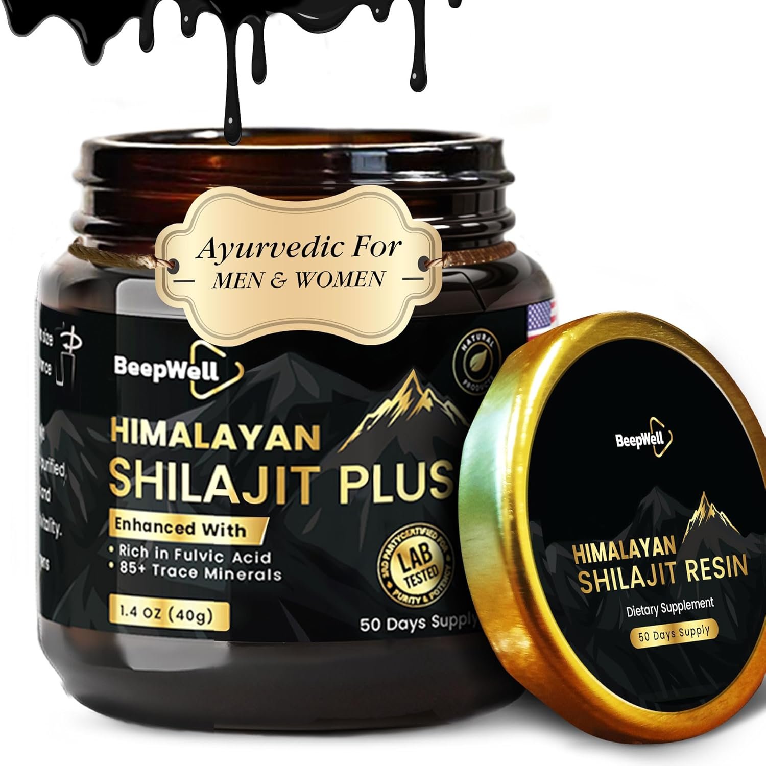 Pure Himalayan Organic Shilajit Resin Extract for Men Women- 100 Natural Ashwagandha Black Pepper Shilajit Resin for Men Women Gold AyurvedicFulvic Acid 85 + Trace Minerals - lunas-mystic-emporium.com Pure Himalayan Organic Shilajit Resin Extract for Men & Women- 100% Natural Ashwagandha Black Pepper Shilajit Resin for Men Women Gold Ayurvedic,Fulvic Acid 85 + Trace Minerals,...