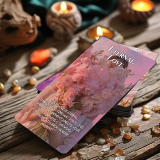 Romantic Love Oracle Cards, Soulmates and Twin Flames Oracle Deck with Meanings on Them for Beginner, Love Relationships