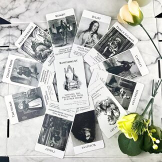 [Romeo & Juliet] Love Oracle Cards Deck, Tarot Cards with Meaning on Them, Oracle Deck Answers All About Love