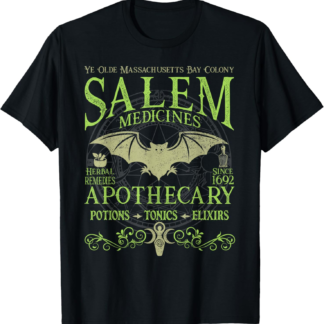 Salem Pharmacist Witch Wiccan | Green T-Shirt