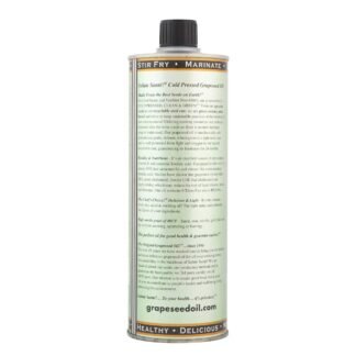 Salute Santé! Grapeseed Oil – Cold Pressed & 100% Grape Oil – “Good Inside and Out” Healthy Cooking Oil – 5 Liter Jug – High Heat, Non-GMO, Kosher, Vegan, Heart-Healthy Culinary...