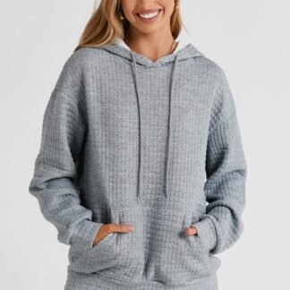 SHEWIN Womens Hoodies Casual Long Sleeve Drawstring Waffle Pullover Tops Loose Hooded Sweatshirt with Pocket - lunas-mystic-emporium.com SHEWIN Womens Hoodies Casual Long Sleeve Drawstring Waffle Pullover Tops Loose Hooded Sweatshirt with Pocket