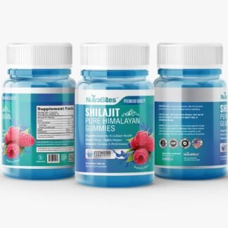 Shilajit Gummies with Ashwagandha – Energy, Stamina & Performance Support - 800mg Shilajit, Fulvic Acid, Male Vitality - Vegan Raspberry Flavor - 60 Count