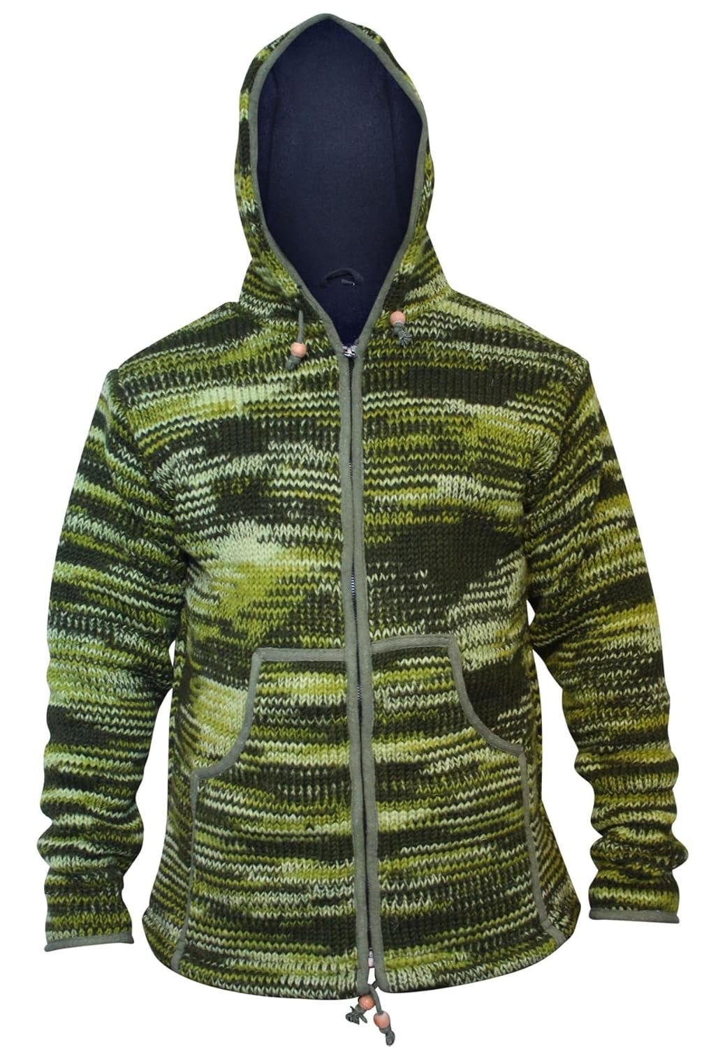 Shopoholic Fashion Tie Dye Hooded Wool Jacket Fleece Lined Long Sleeve Full Zip Hoodie Hippie Sweater for Men - lunas-mystic-emporium.com Shopoholic Fashion Tie Dye Hooded Wool Jacket, Fleece Lined Long Sleeve Full Zip Hoodie Hippie Sweater for Men