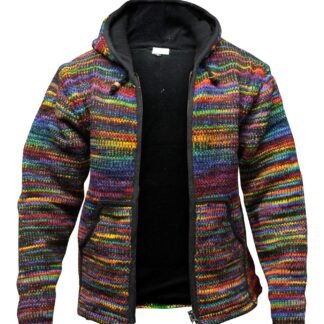 Shopoholic Fashion Tie Dye Hooded Wool Jacket Fleece Lined Long Sleeve Full Zip Hoodie Hippie Sweater for Men - lunas-mystic-emporium.com Shopoholic Fashion Tie Dye Hooded Wool Jacket, Fleece Lined Long Sleeve Full Zip Hoodie Hippie Sweater for Men