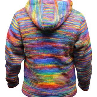 Shopoholic Fashion Tie Dye Hooded Wool Jacket Fleece Lined Long Sleeve Full Zip Hoodie Hippie Sweater for Men - lunas-mystic-emporium.com Shopoholic Fashion Tie Dye Hooded Wool Jacket, Fleece Lined Long Sleeve Full Zip Hoodie Hippie Sweater for Men