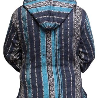 Shopoholic Fashion Women Multicolored Hippie Pullover Hoodie Boho Baja