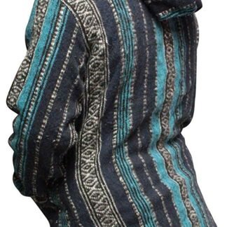 Shopoholic Fashion Women Multicolored Hippie Pullover Hoodie Boho Baja