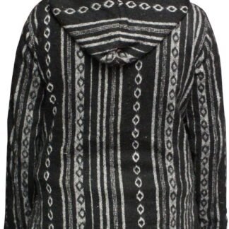 Shopoholic Fashion Women Multicolored Hippie Pullover Hoodie Boho Baja